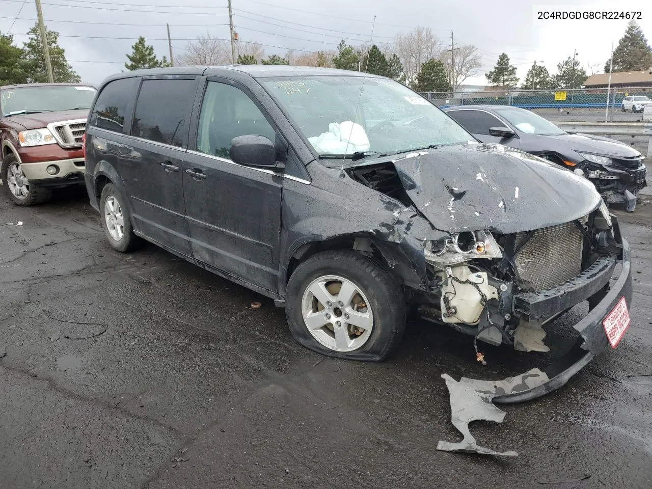 2012 Dodge Grand Caravan Crew VIN: 2C4RDGDG8CR224672 Lot: 49337904