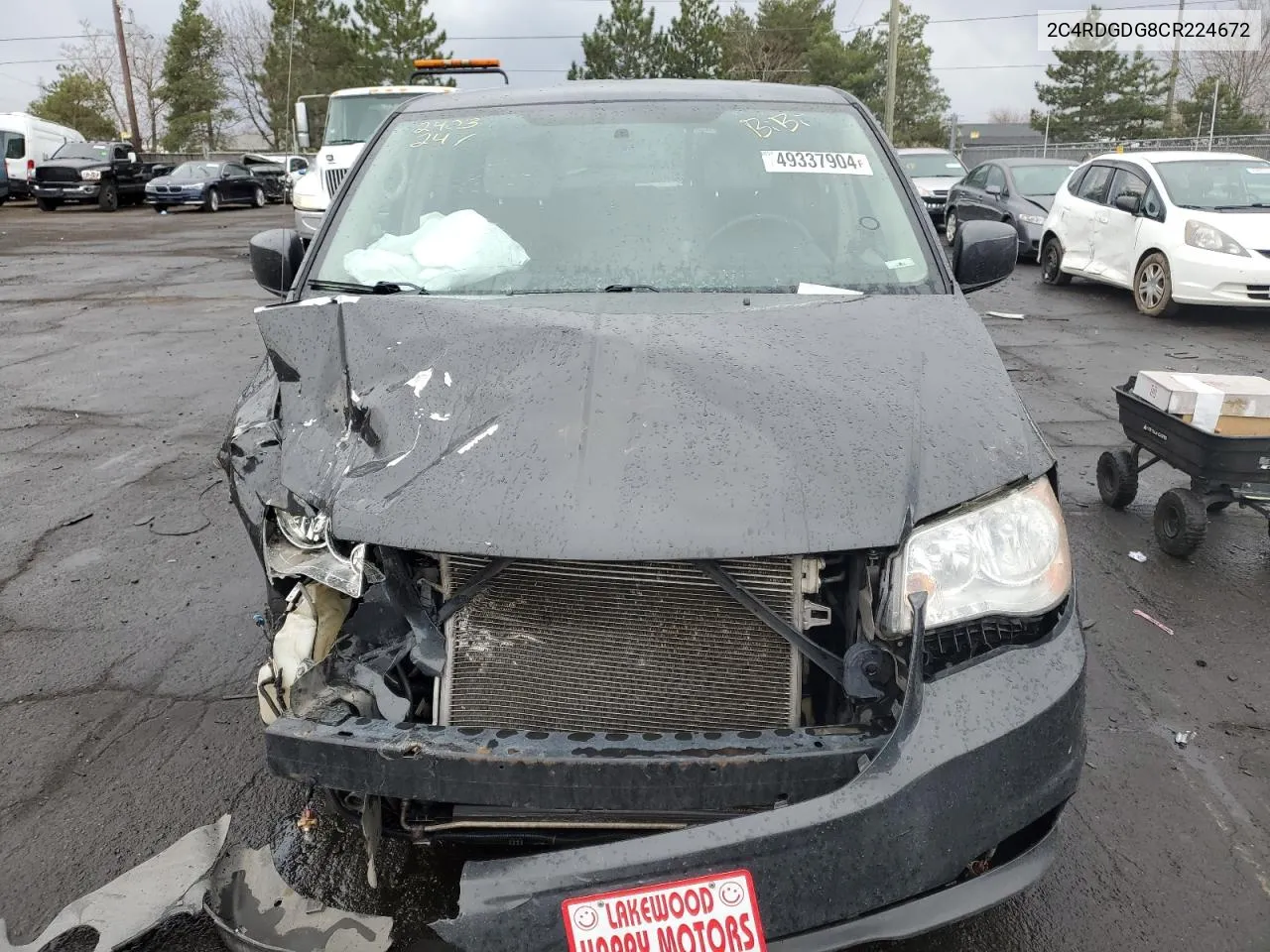 2C4RDGDG8CR224672 2012 Dodge Grand Caravan Crew