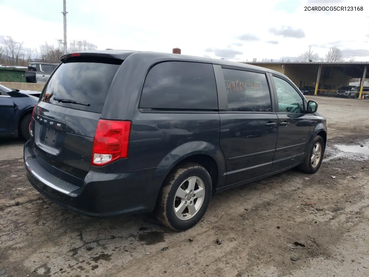 2012 Dodge Grand Caravan Sxt VIN: 2C4RDGCG5CR123168 Lot: 49664344