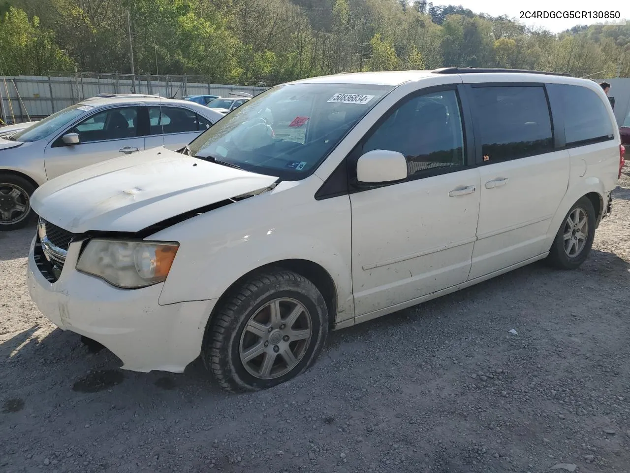 2012 Dodge Grand Caravan Sxt VIN: 2C4RDGCG5CR130850 Lot: 50836834