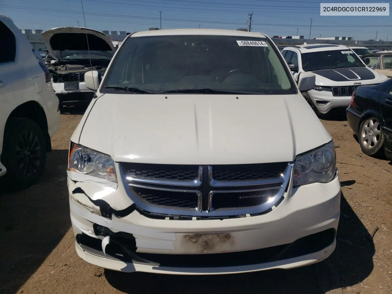 2012 Dodge Grand Caravan Sxt VIN: 2C4RDGCG1CR122969 Lot: 50840614