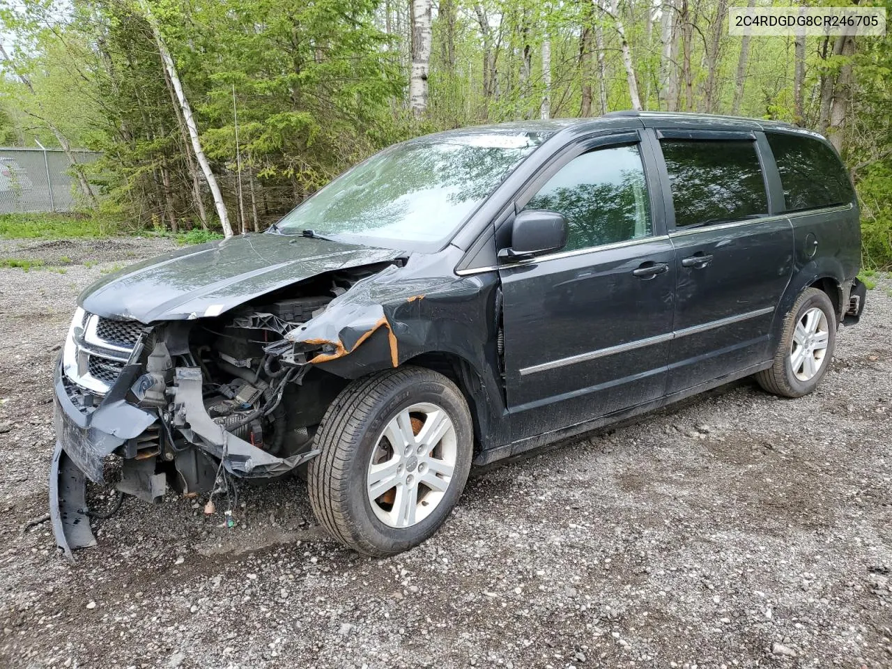 2C4RDGDG8CR246705 2012 Dodge Grand Caravan Crew