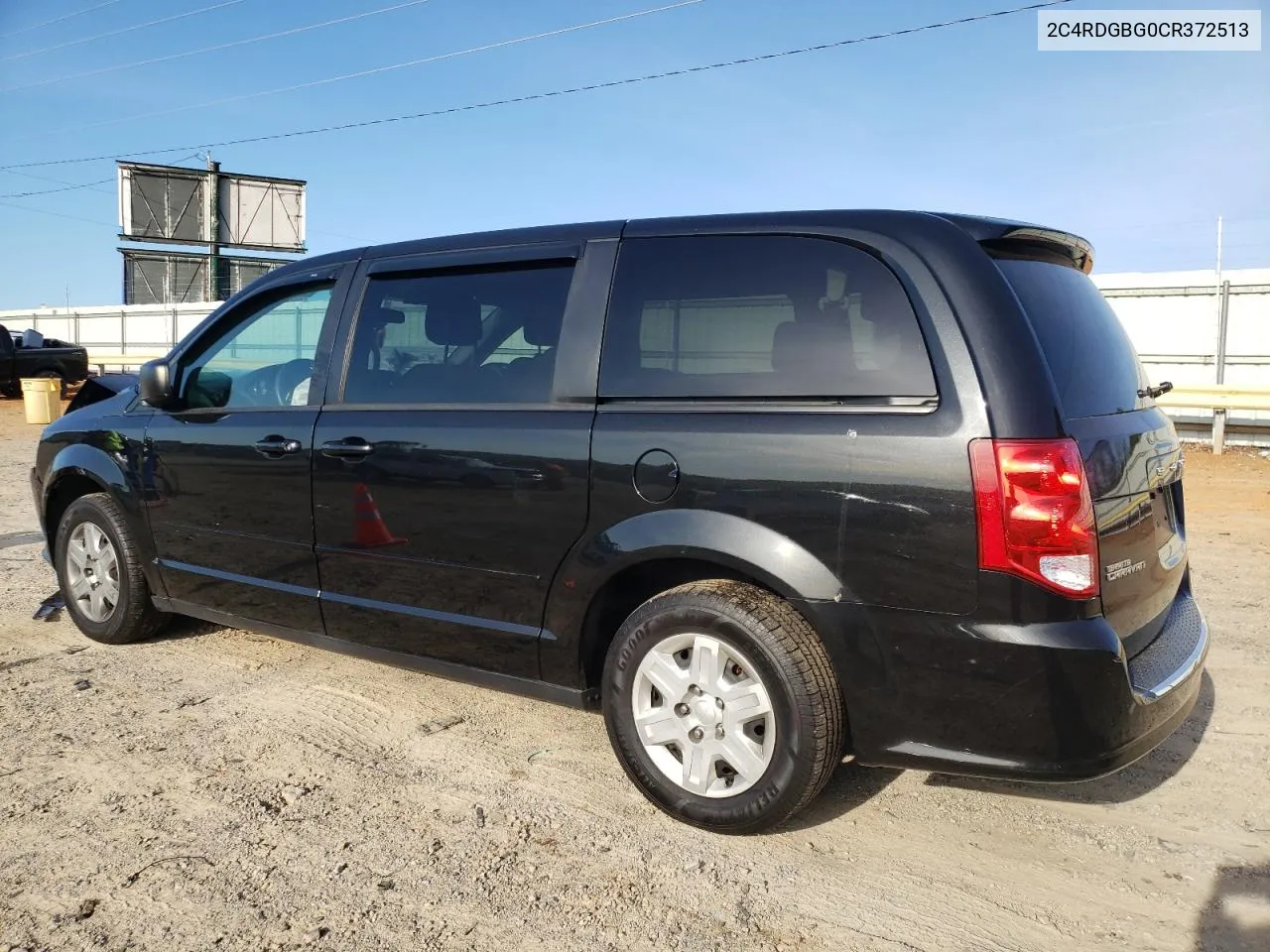 2012 Dodge Grand Caravan Se VIN: 2C4RDGBG0CR372513 Lot: 51699674