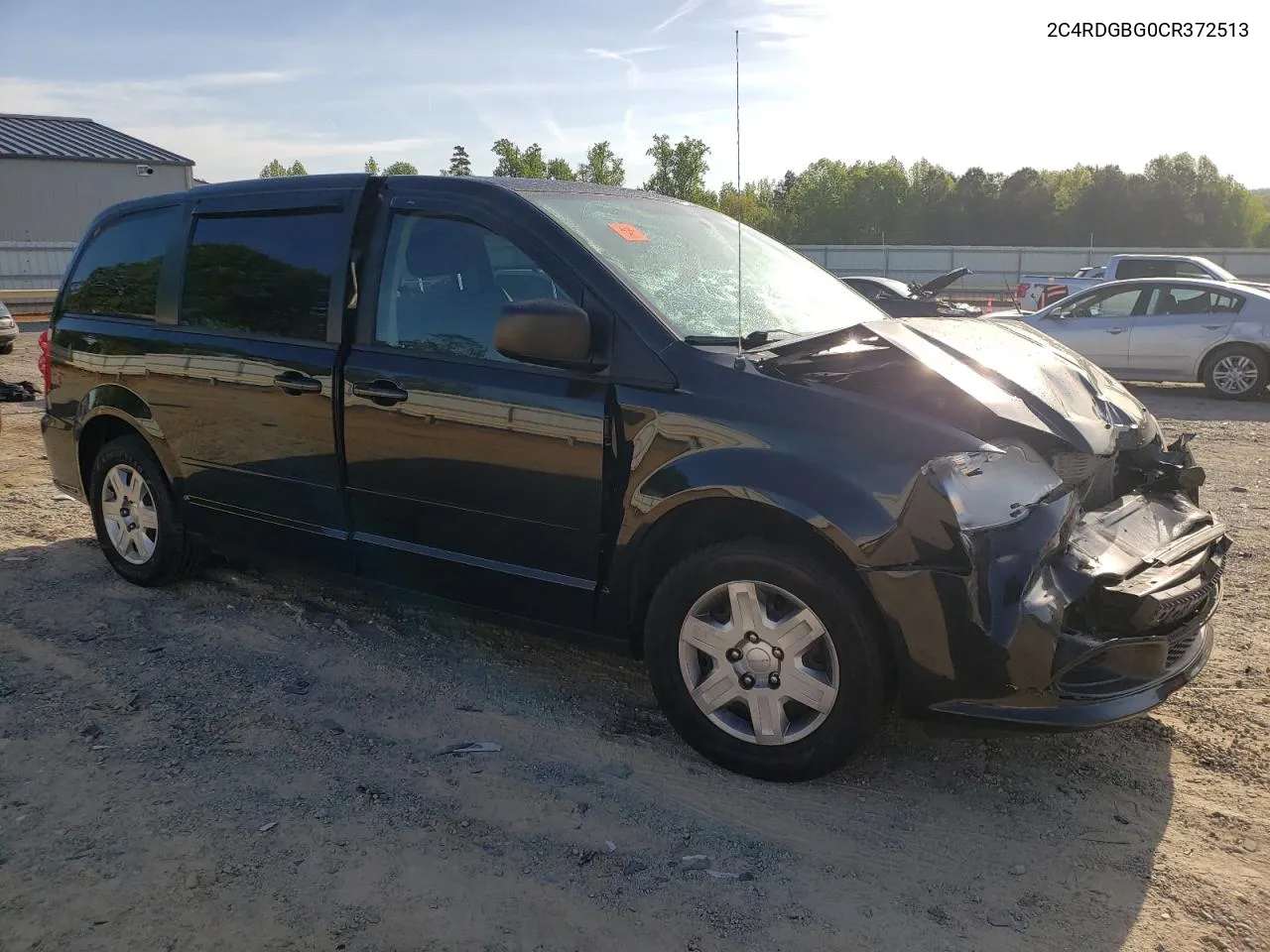 2012 Dodge Grand Caravan Se VIN: 2C4RDGBG0CR372513 Lot: 51699674