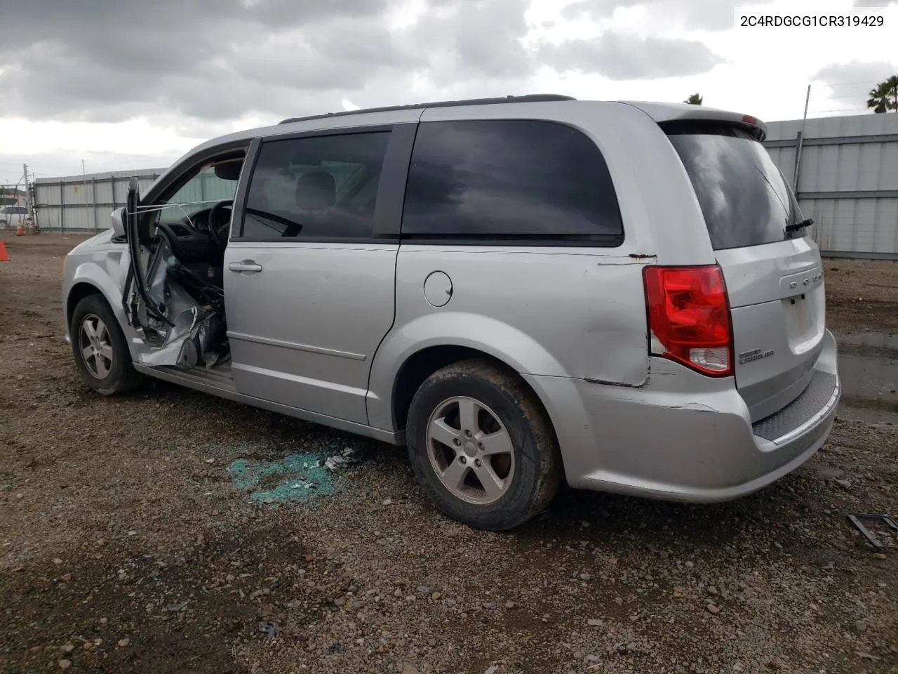 2012 Dodge Grand Caravan Sxt VIN: 2C4RDGCG1CR319429 Lot: 52095274