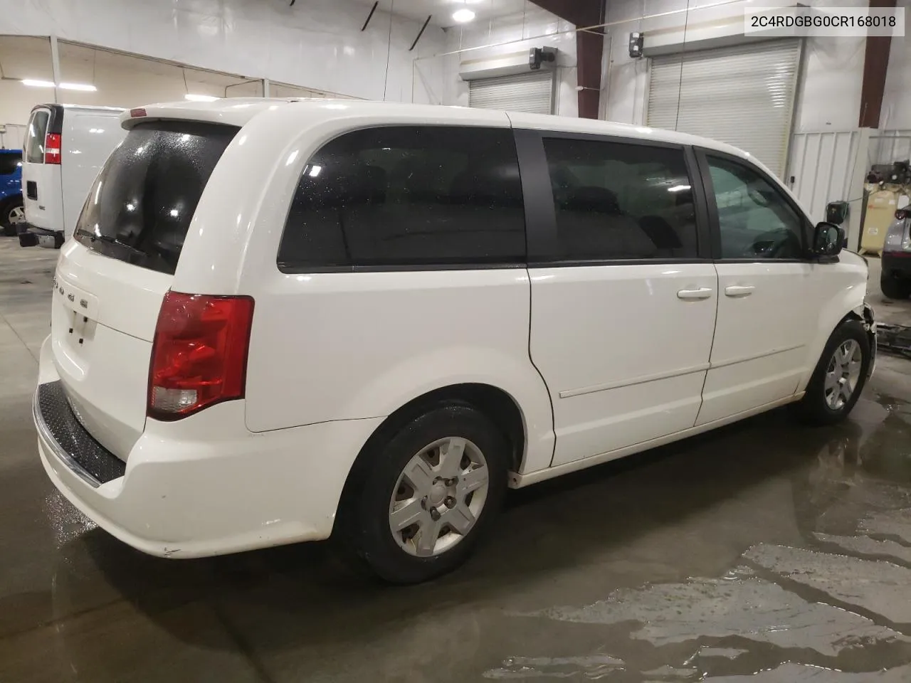 2012 Dodge Grand Caravan Se VIN: 2C4RDGBG0CR168018 Lot: 52501694