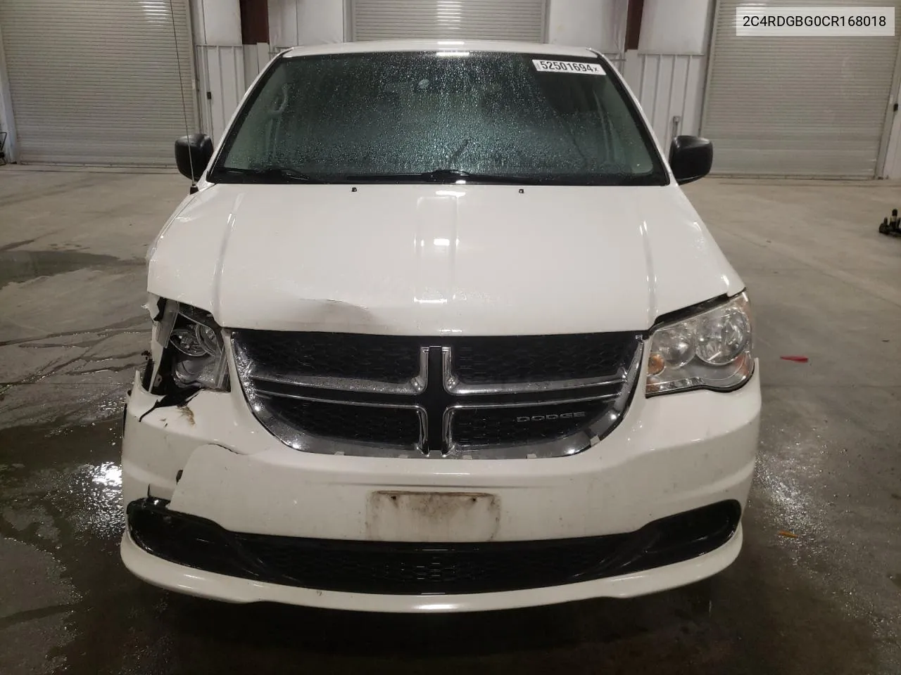 2012 Dodge Grand Caravan Se VIN: 2C4RDGBG0CR168018 Lot: 52501694