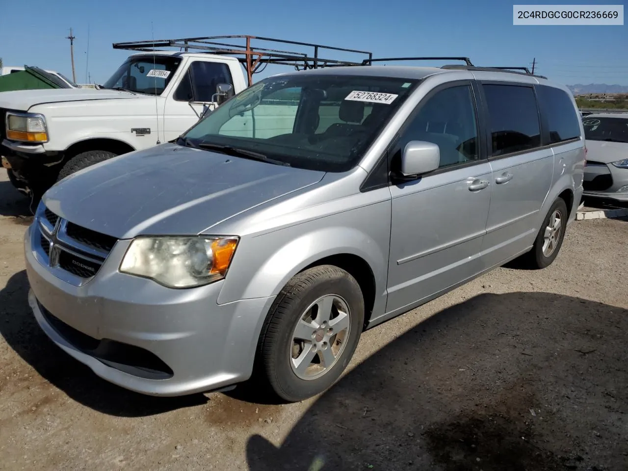 2C4RDGCG0CR236669 2012 Dodge Grand Caravan Sxt