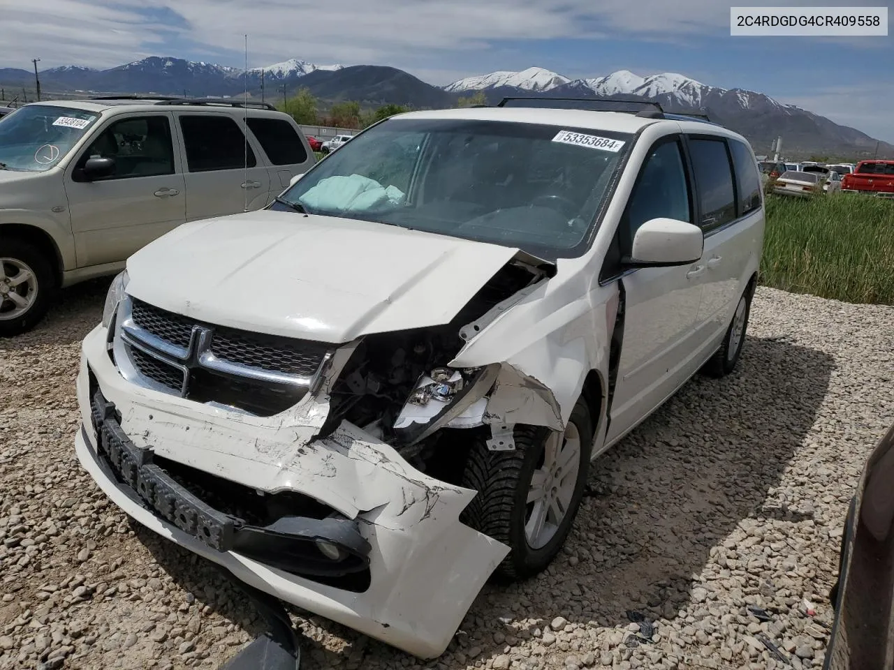 2012 Dodge Grand Caravan Crew VIN: 2C4RDGDG4CR409558 Lot: 53353684