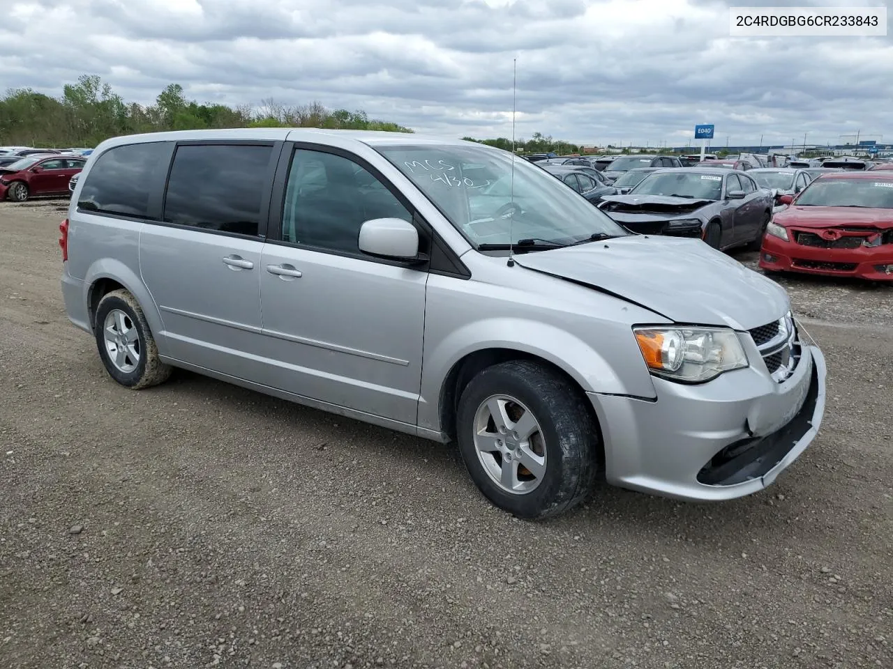 2C4RDGBG6CR233843 2012 Dodge Grand Caravan Se