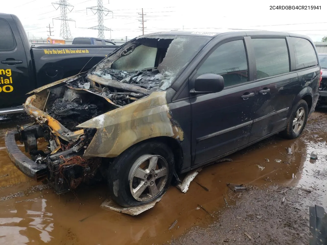 2012 Dodge Grand Caravan Se VIN: 2C4RDGBG4CR215941 Lot: 53476644