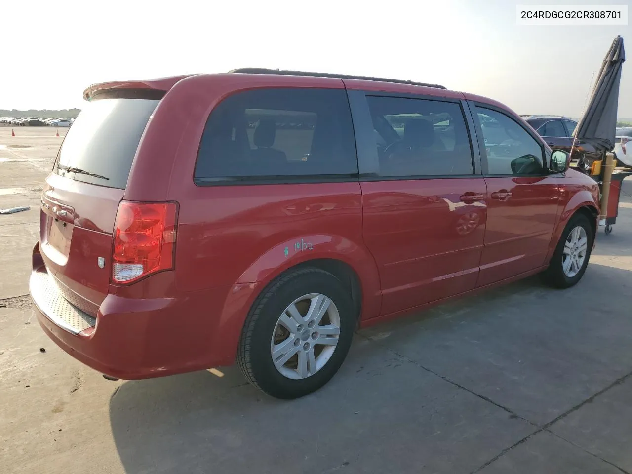 2C4RDGCG2CR308701 2012 Dodge Grand Caravan Sxt