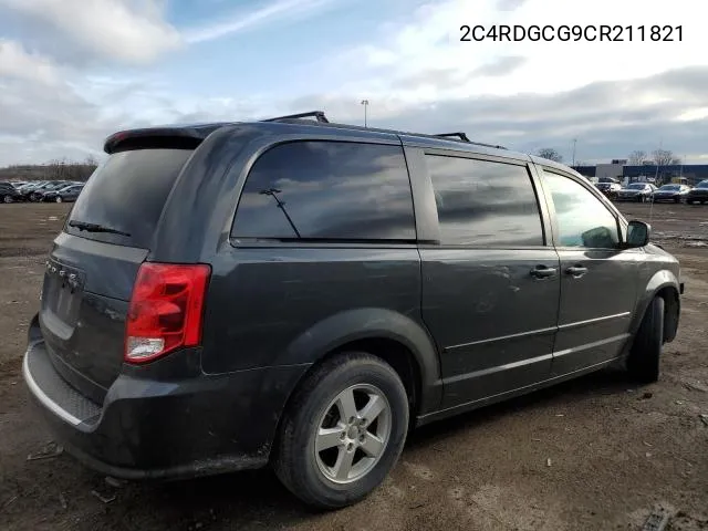 2C4RDGCG9CR211821 2012 Dodge Grand Caravan Sxt