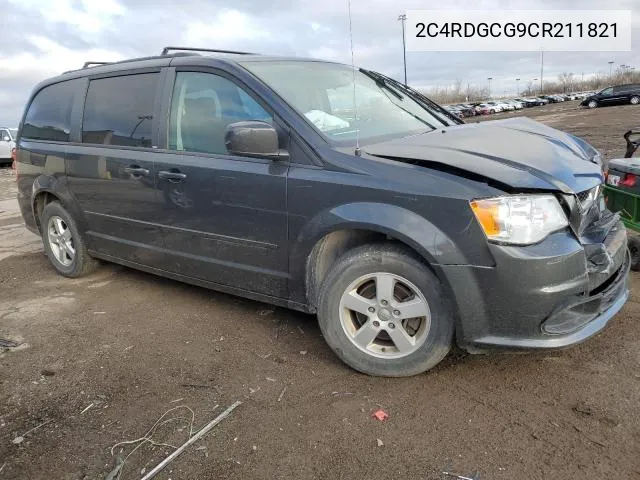 2012 Dodge Grand Caravan Sxt VIN: 2C4RDGCG9CR211821 Lot: 53558244