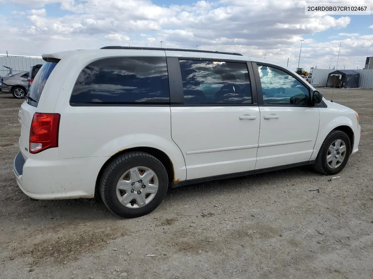 2012 Dodge Grand Caravan Se VIN: 2C4RDGBG7CR102467 Lot: 53604974