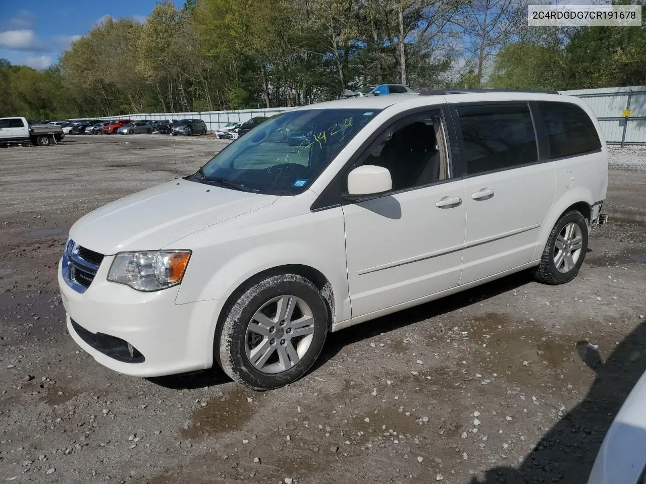 2012 Dodge Grand Caravan Crew VIN: 2C4RDGDG7CR191678 Lot: 53771924