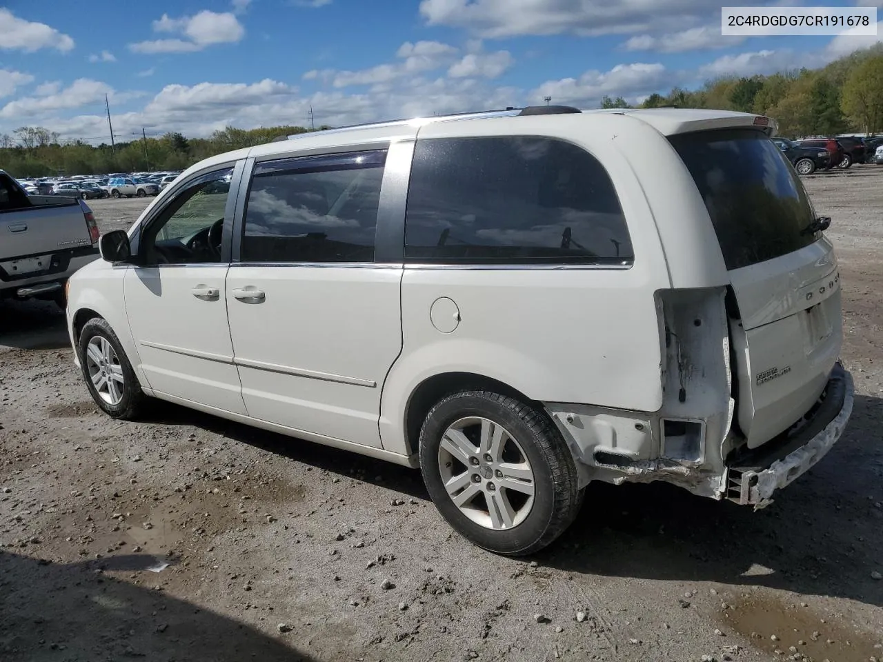 2C4RDGDG7CR191678 2012 Dodge Grand Caravan Crew