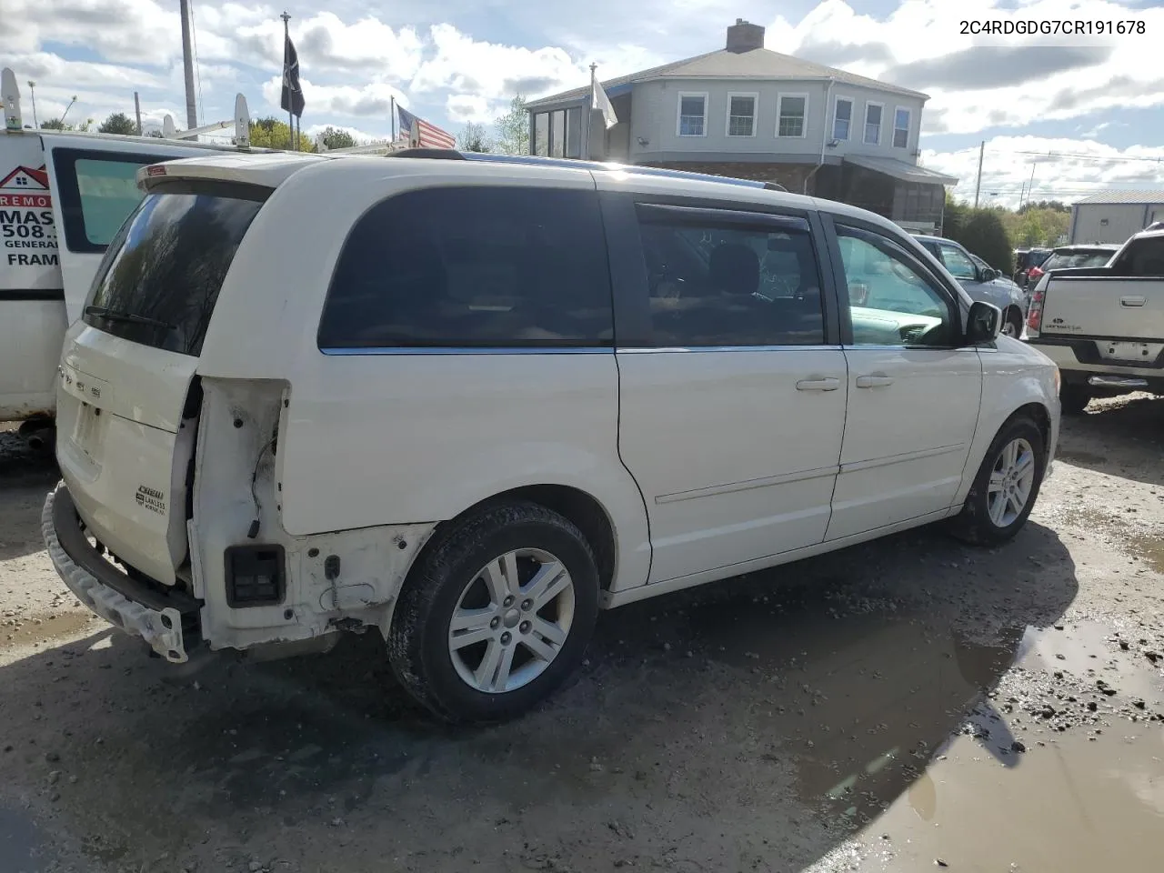 2012 Dodge Grand Caravan Crew VIN: 2C4RDGDG7CR191678 Lot: 53771924