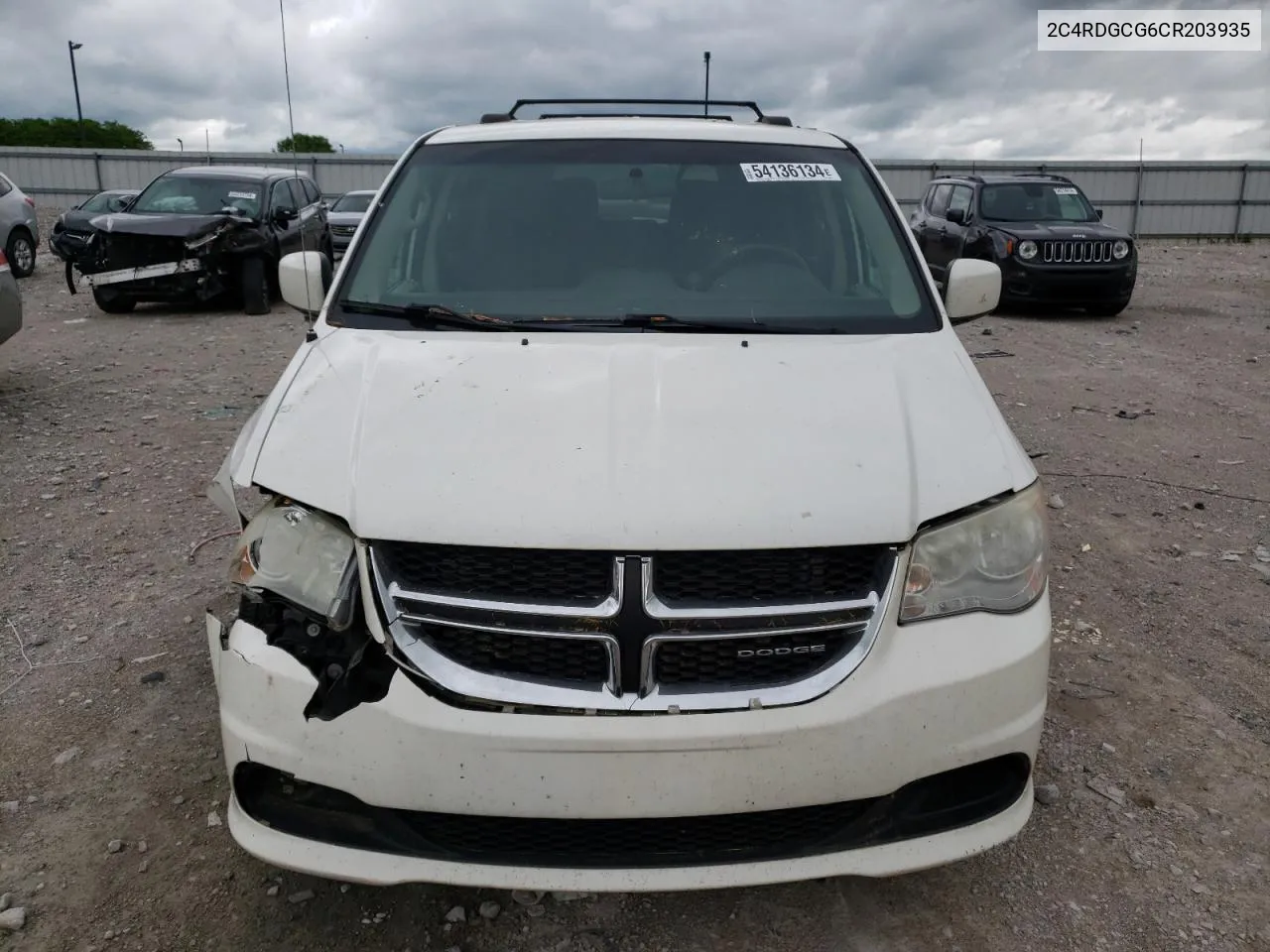 2C4RDGCG6CR203935 2012 Dodge Grand Caravan Sxt