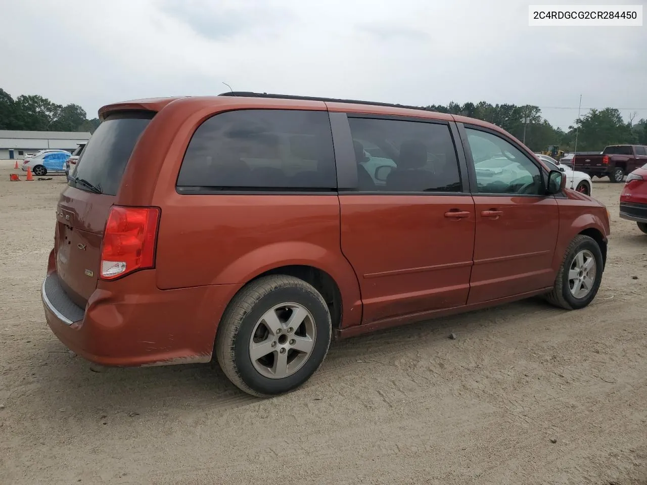 2012 Dodge Grand Caravan Sxt VIN: 2C4RDGCG2CR284450 Lot: 54142664