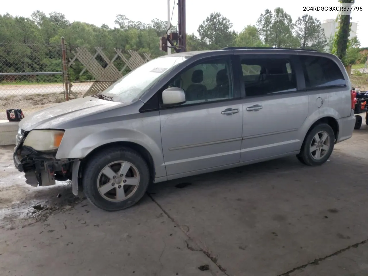 2012 Dodge Grand Caravan Sxt VIN: 2C4RDGCGXCR377796 Lot: 54163504