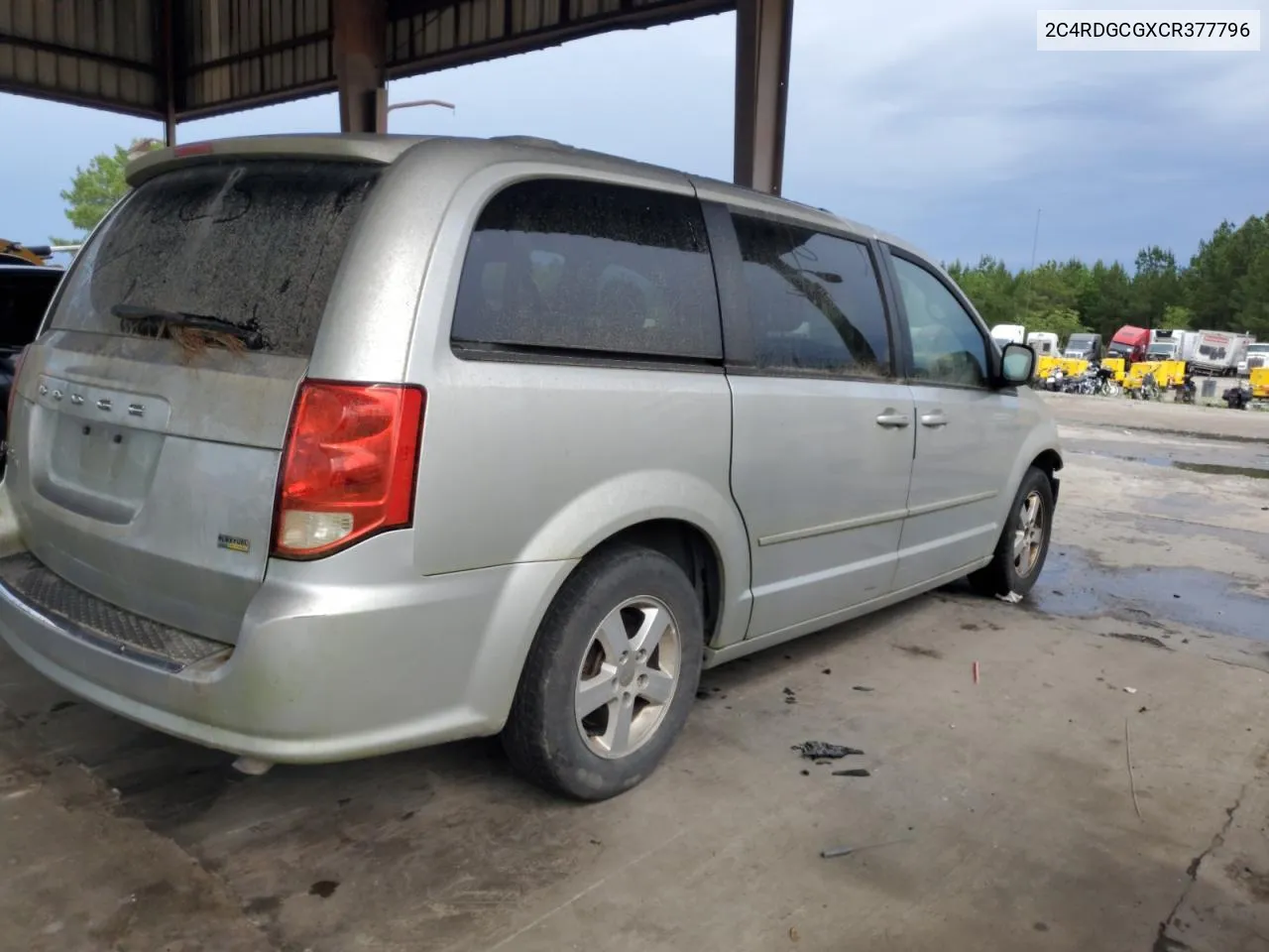 2012 Dodge Grand Caravan Sxt VIN: 2C4RDGCGXCR377796 Lot: 54163504