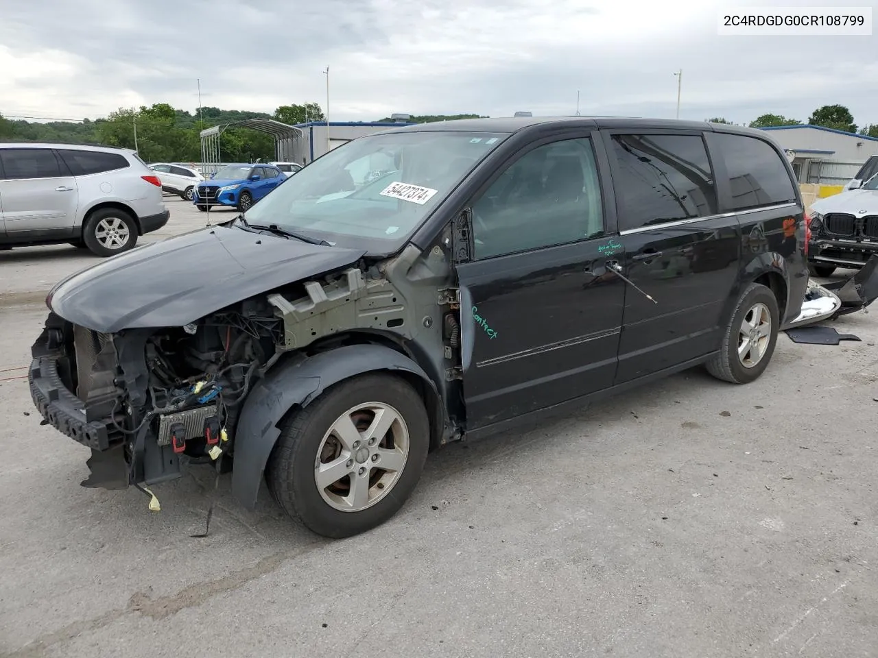 2012 Dodge Grand Caravan Crew VIN: 2C4RDGDG0CR108799 Lot: 54427374