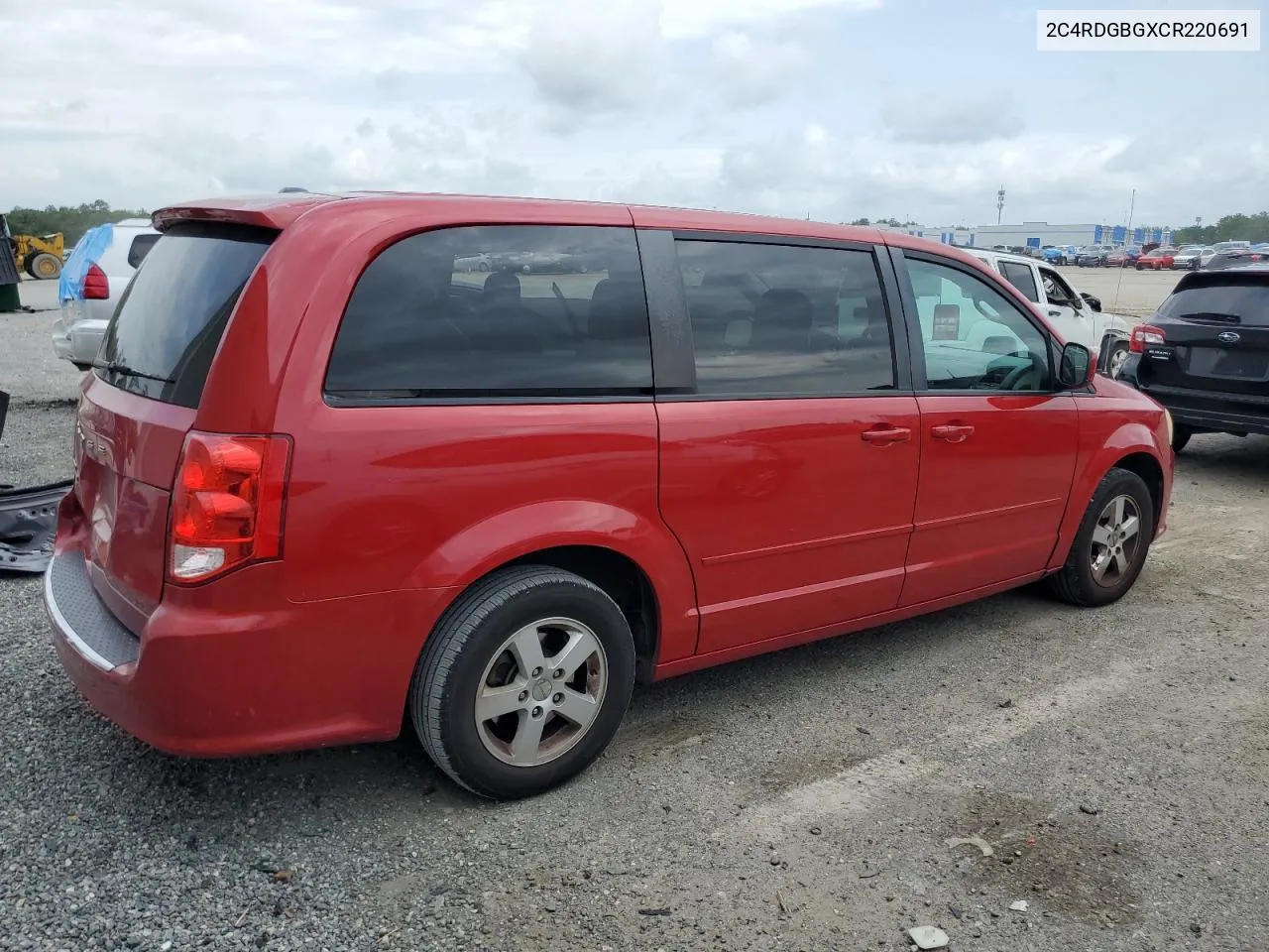 2C4RDGBGXCR220691 2012 Dodge Grand Caravan Se