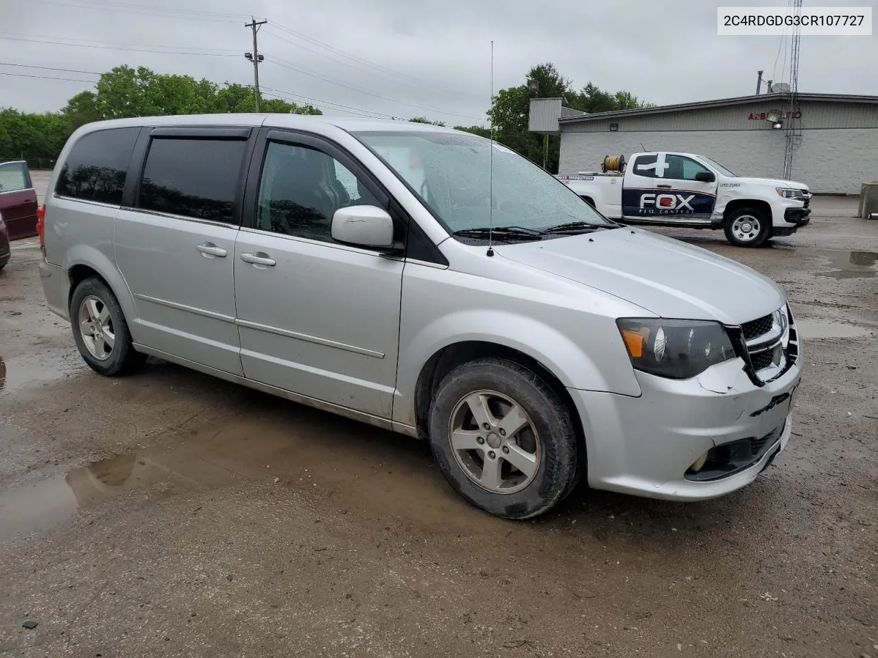 2012 Dodge Grand Caravan Crew VIN: 2C4RDGDG3CR107727 Lot: 54528024