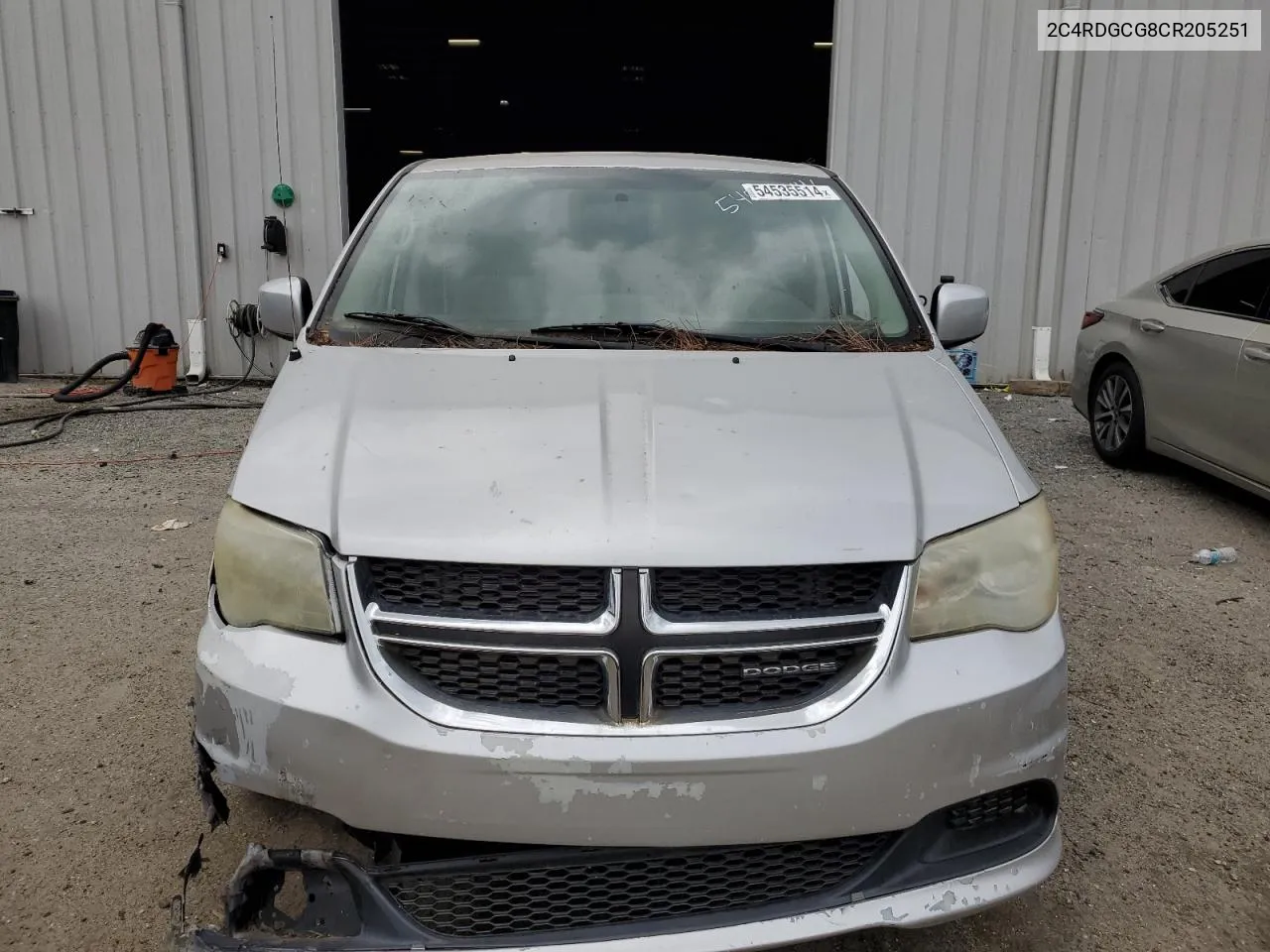 2012 Dodge Grand Caravan Sxt VIN: 2C4RDGCG8CR205251 Lot: 54535514