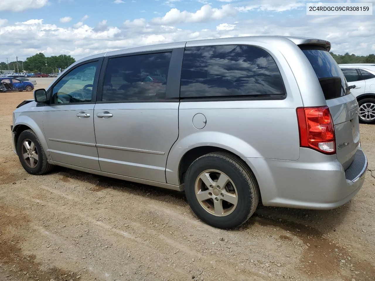 2012 Dodge Grand Caravan Sxt VIN: 2C4RDGCG9CR308159 Lot: 54757794