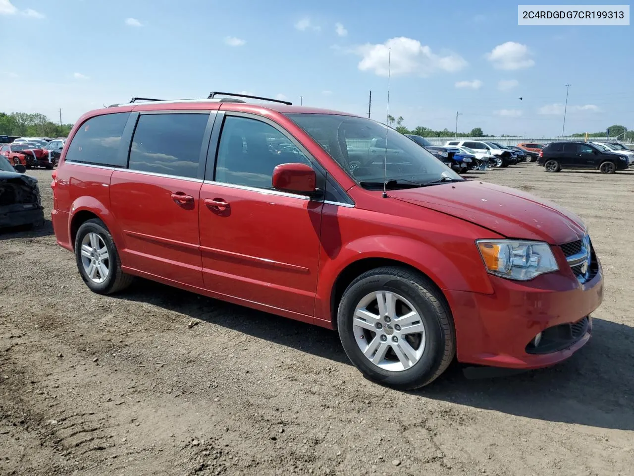 2012 Dodge Grand Caravan Crew VIN: 2C4RDGDG7CR199313 Lot: 54796424