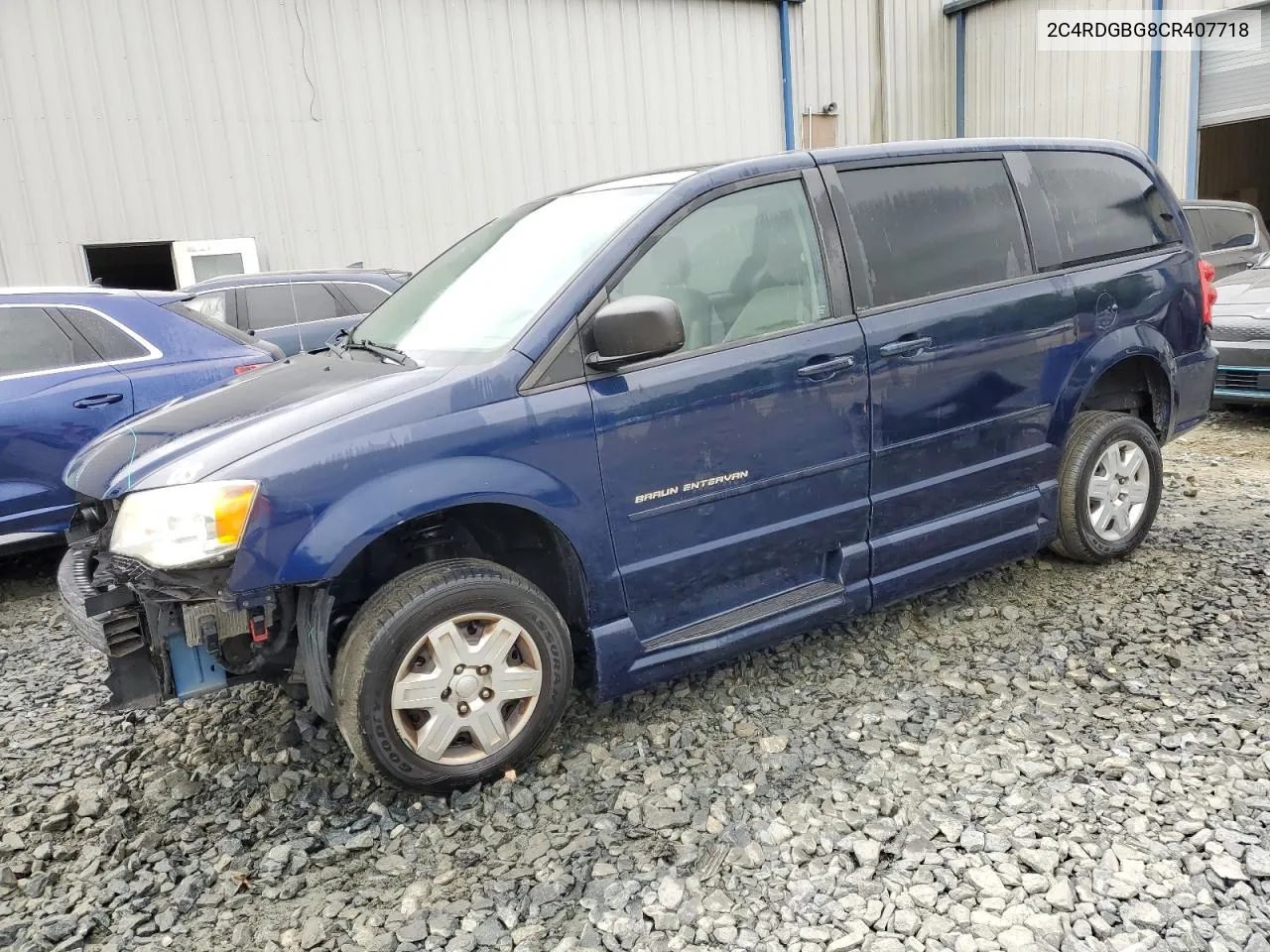 2012 Dodge Grand Caravan Se VIN: 2C4RDGBG8CR407718 Lot: 55037904