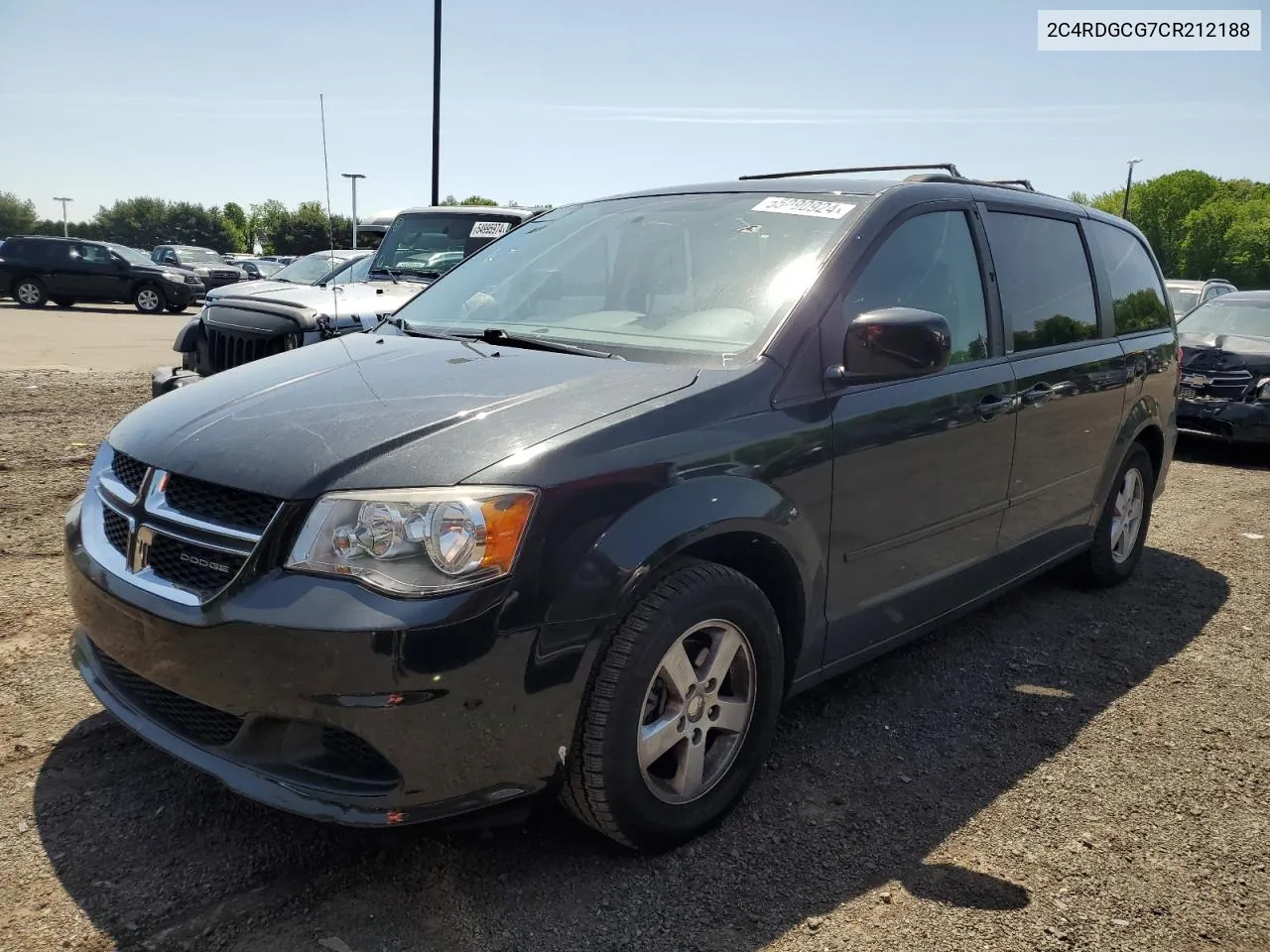 2C4RDGCG7CR212188 2012 Dodge Grand Caravan Sxt