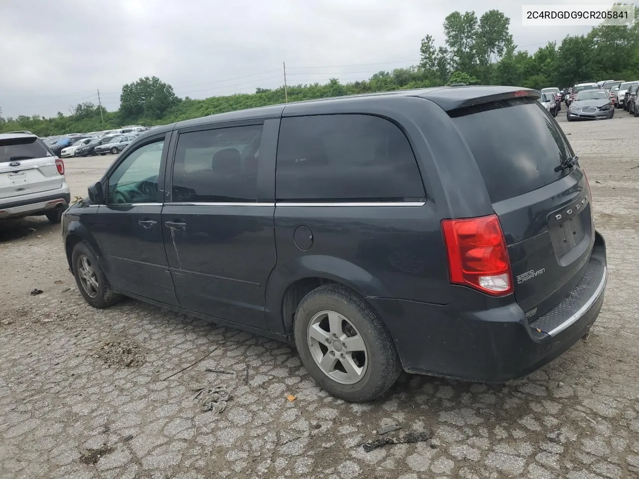 2C4RDGDG9CR205841 2012 Dodge Grand Caravan Crew