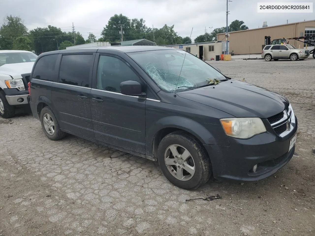 2C4RDGDG9CR205841 2012 Dodge Grand Caravan Crew