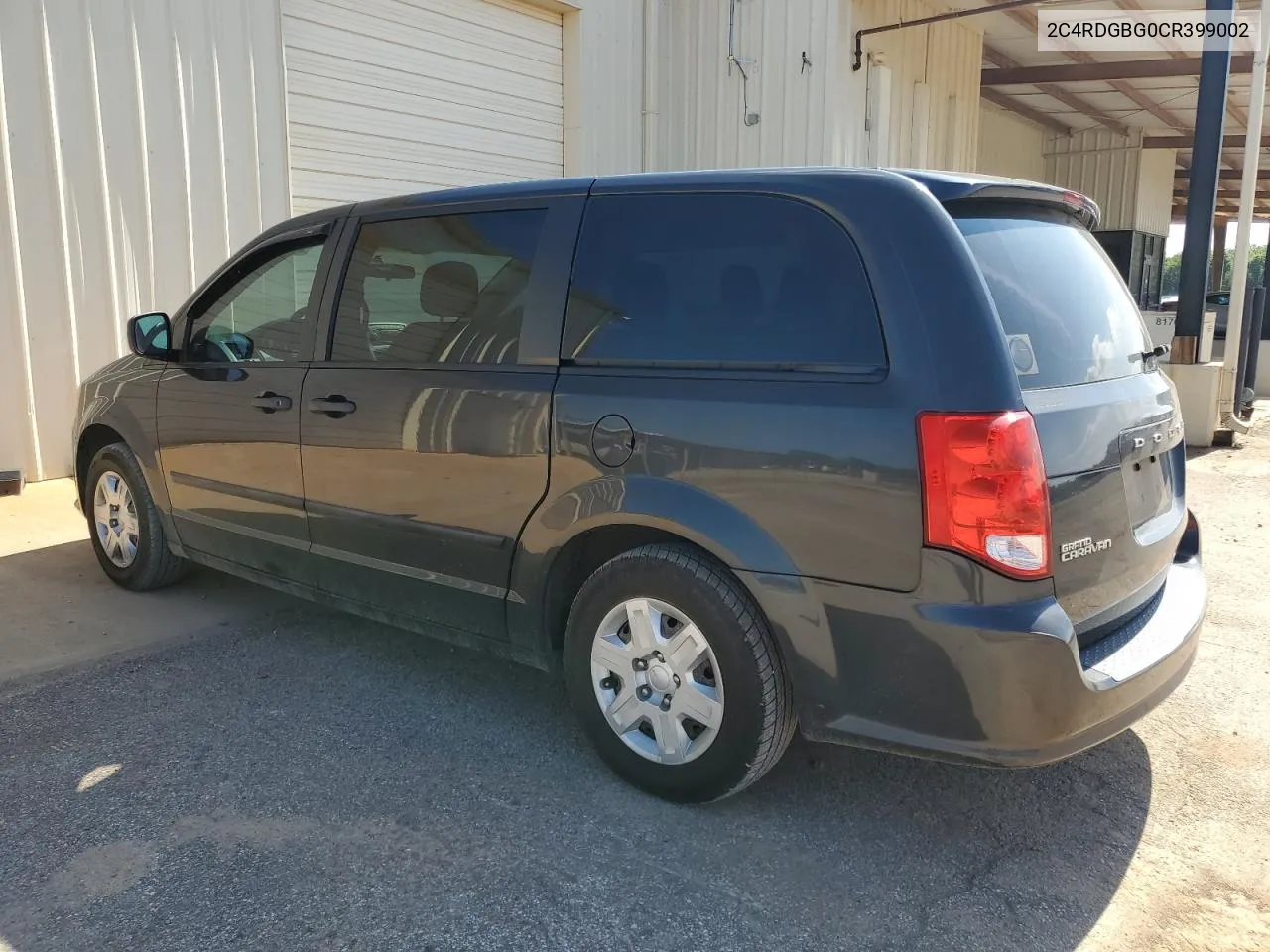 2012 Dodge Grand Caravan Se VIN: 2C4RDGBG0CR399002 Lot: 55615234