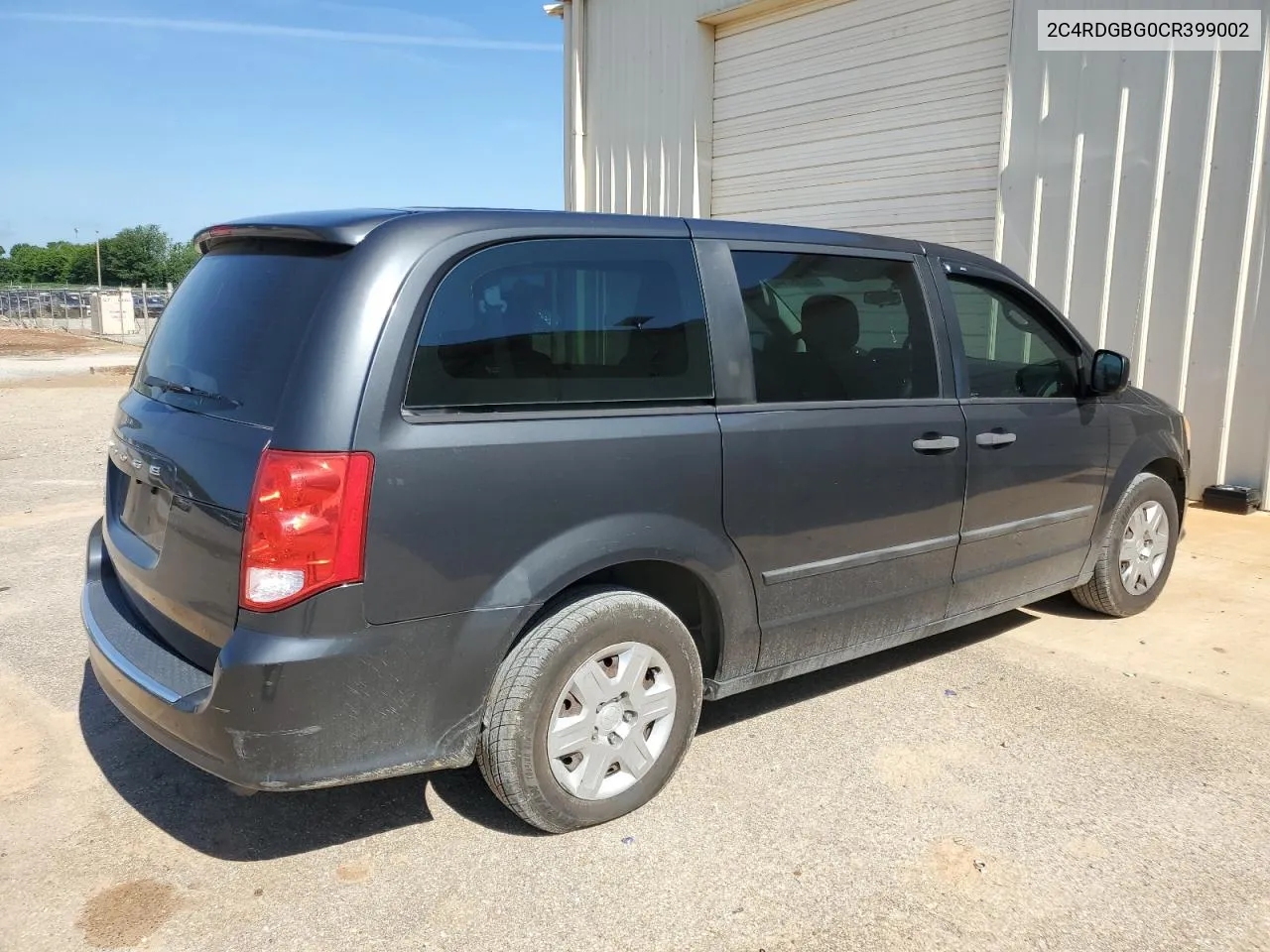 2C4RDGBG0CR399002 2012 Dodge Grand Caravan Se