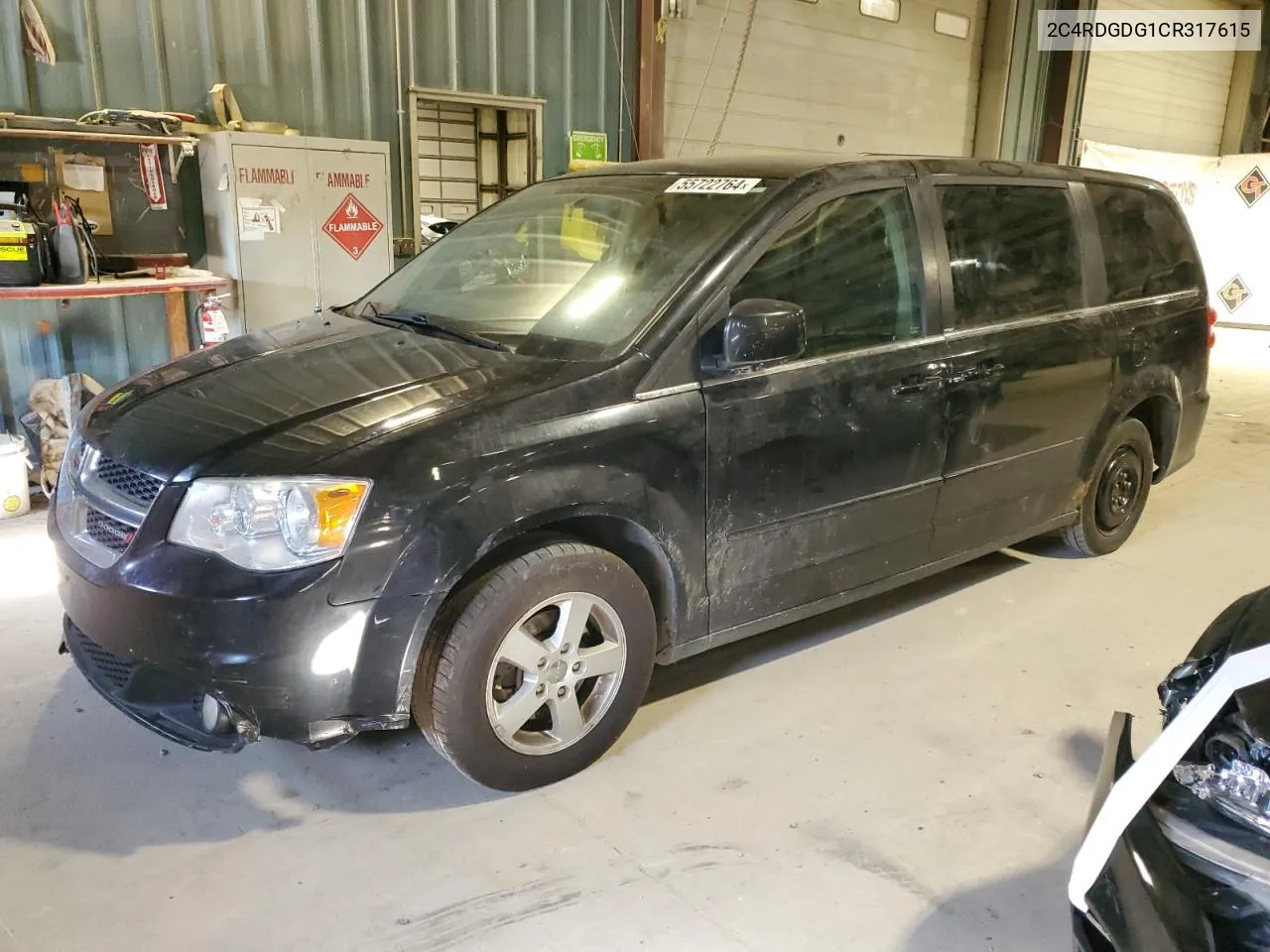 2C4RDGDG1CR317615 2012 Dodge Grand Caravan Crew