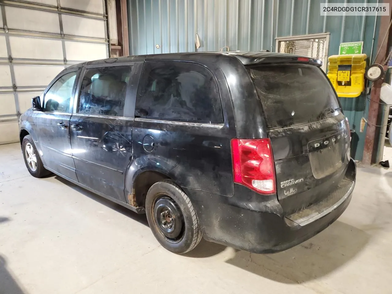 2012 Dodge Grand Caravan Crew VIN: 2C4RDGDG1CR317615 Lot: 55722764