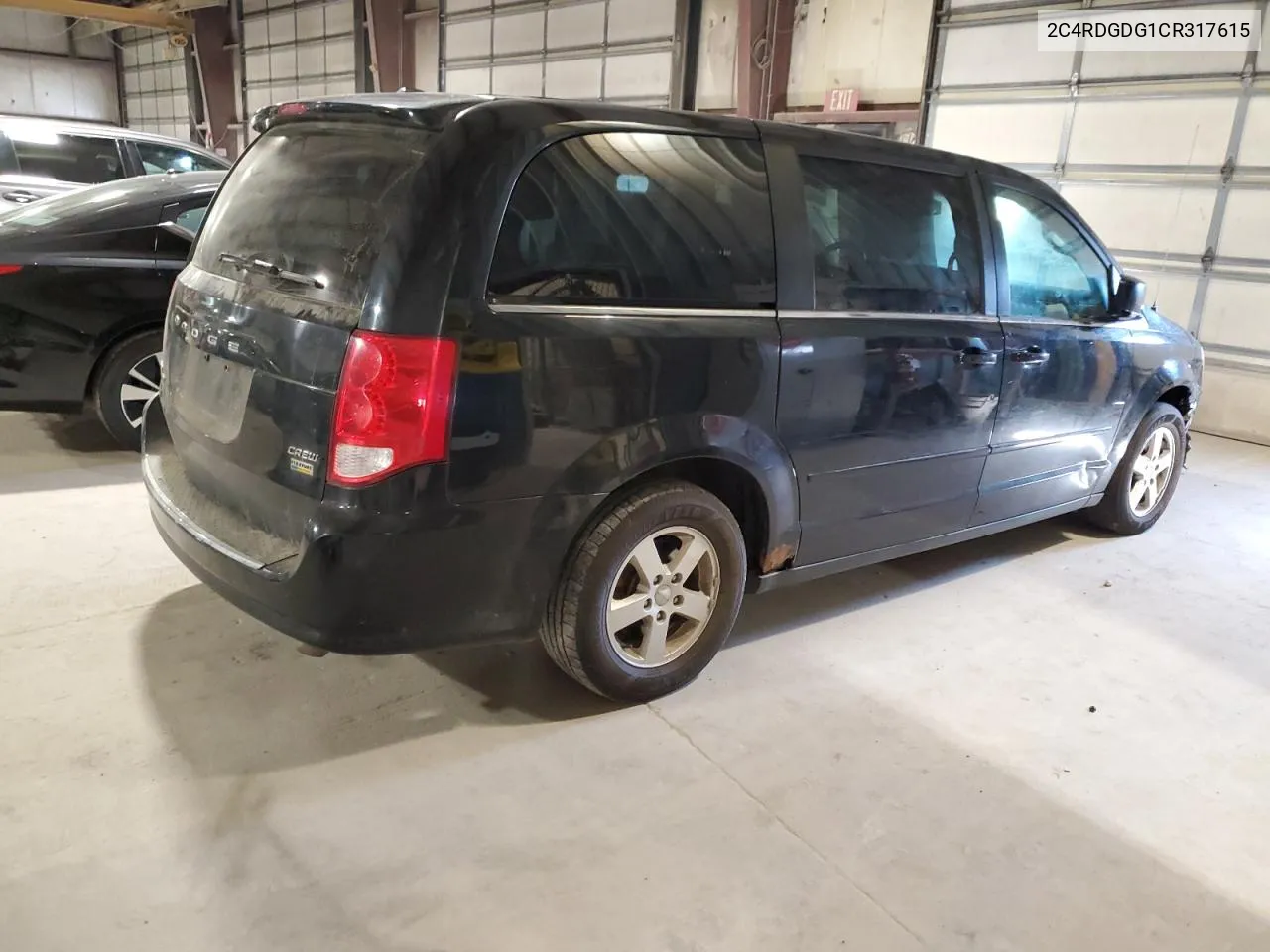 2012 Dodge Grand Caravan Crew VIN: 2C4RDGDG1CR317615 Lot: 55722764