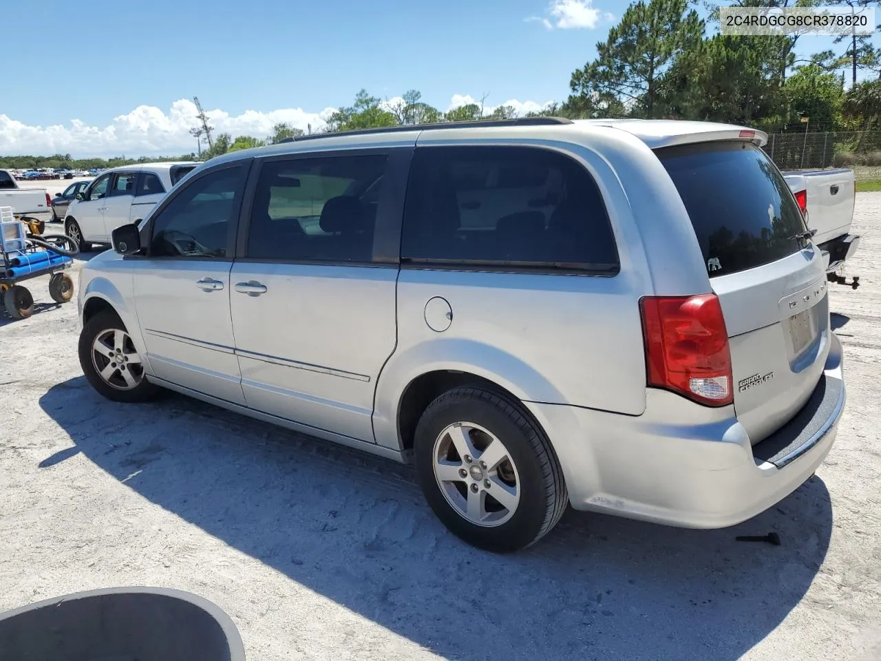 2012 Dodge Grand Caravan Sxt VIN: 2C4RDGCG8CR378820 Lot: 55741444