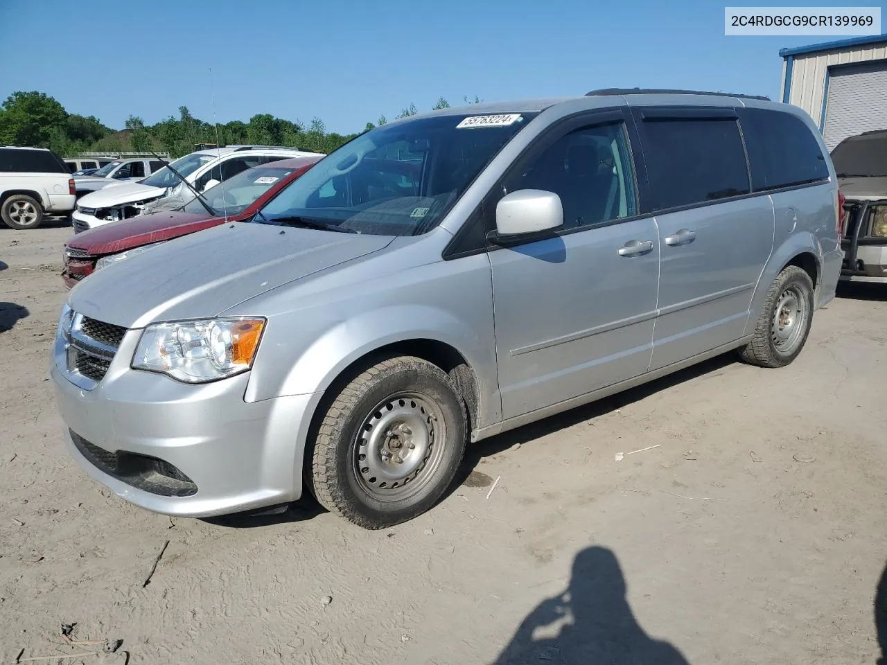 2C4RDGCG9CR139969 2012 Dodge Grand Caravan Sxt