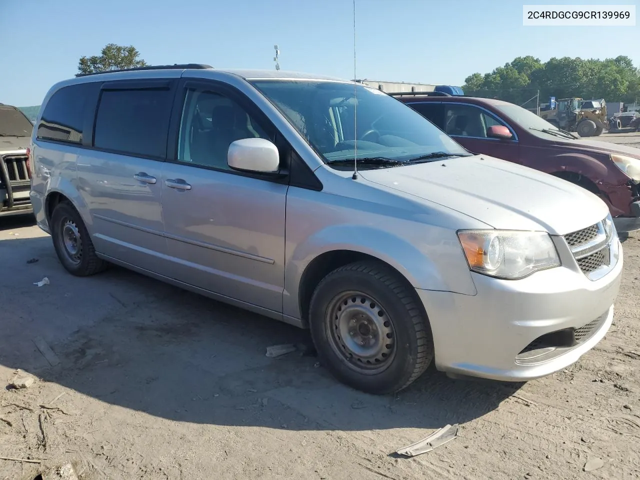 2012 Dodge Grand Caravan Sxt VIN: 2C4RDGCG9CR139969 Lot: 55763224