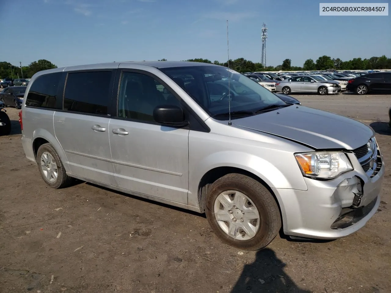 2C4RDGBGXCR384507 2012 Dodge Grand Caravan Se