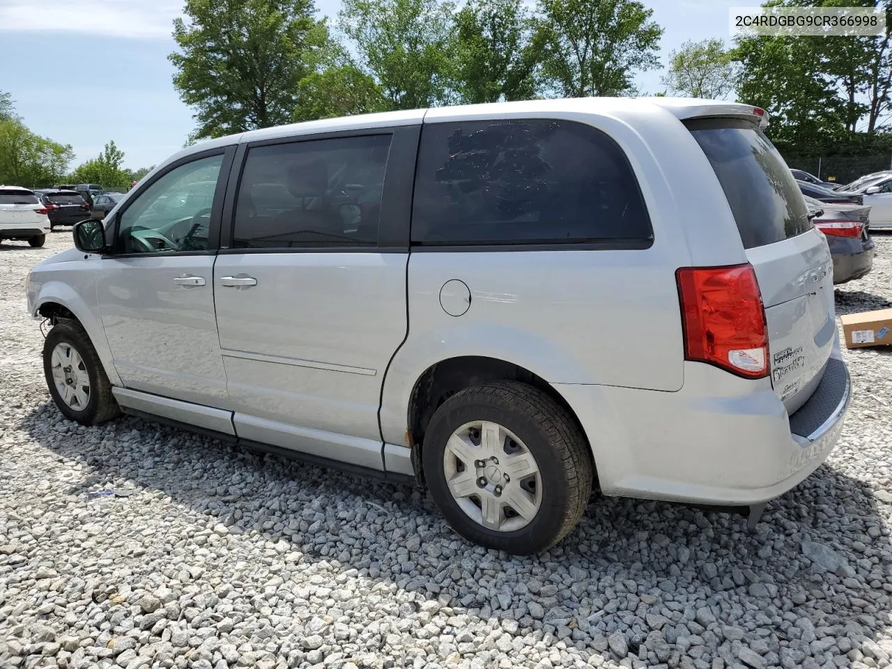 2012 Dodge Grand Caravan Se VIN: 2C4RDGBG9CR366998 Lot: 56042224