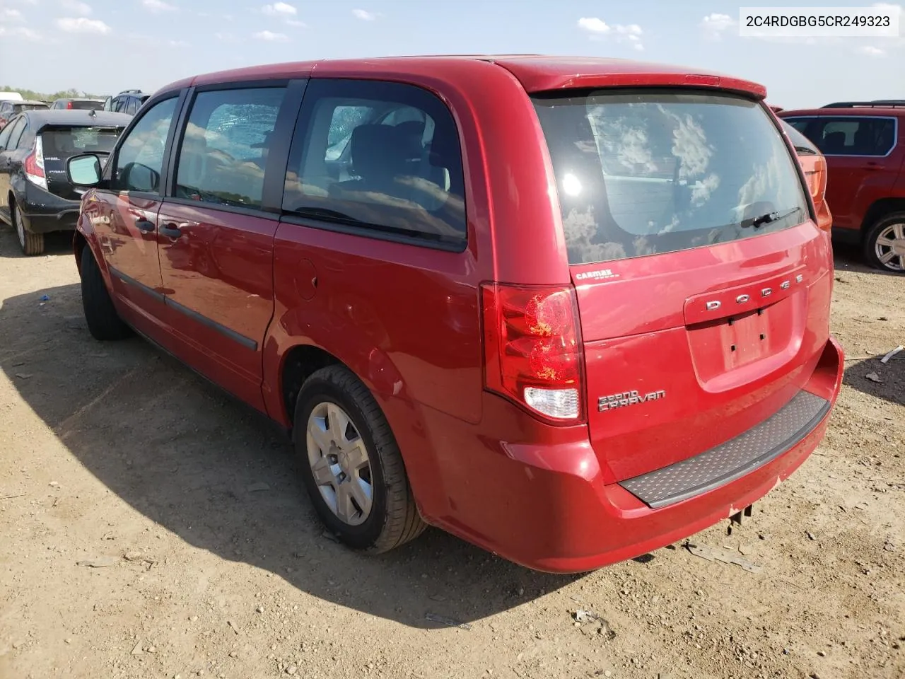 2012 Dodge Grand Caravan Se VIN: 2C4RDGBG5CR249323 Lot: 56118444