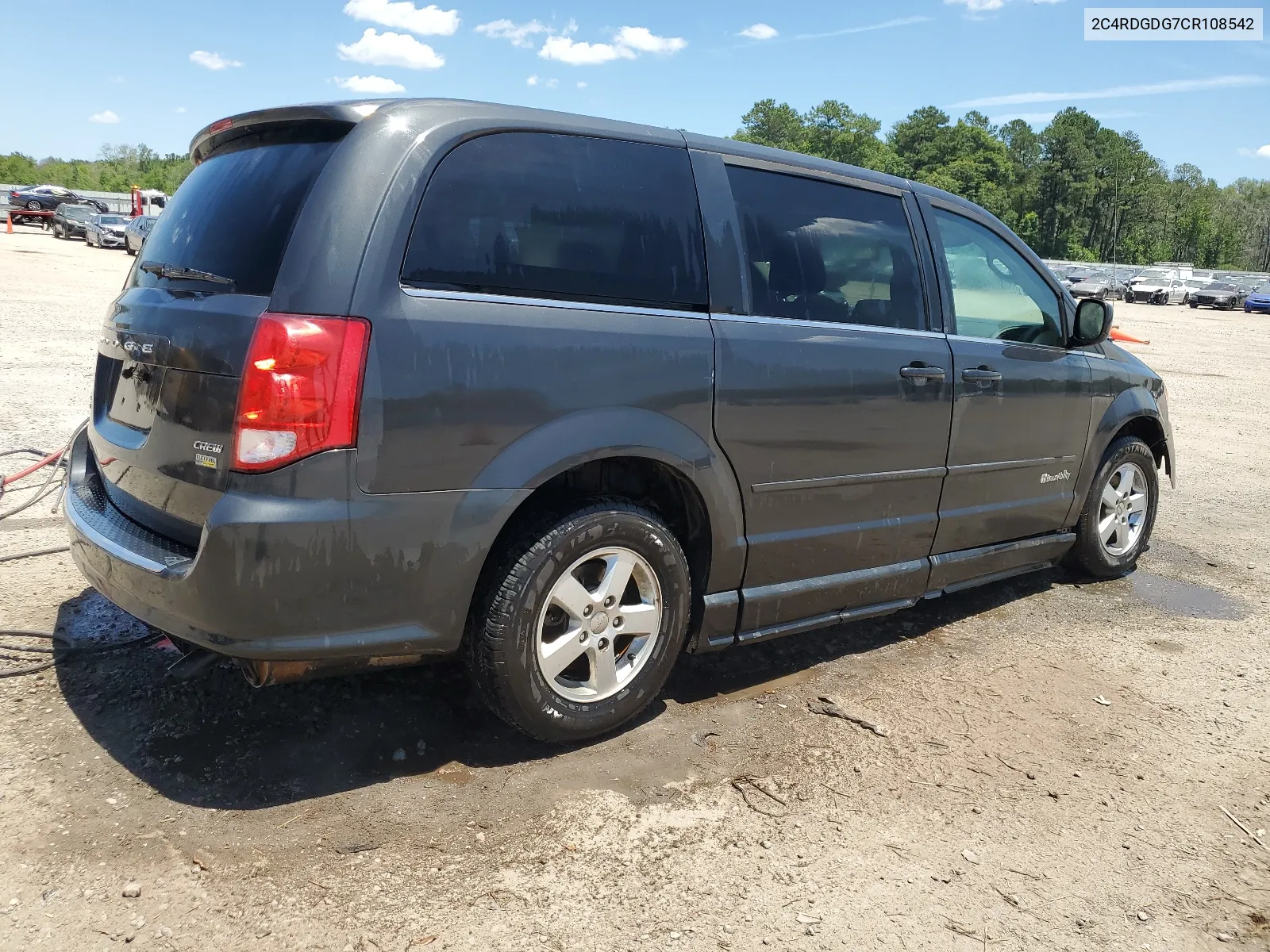 2012 Dodge Grand Caravan Crew VIN: 2C4RDGDG7CR108542 Lot: 56155554