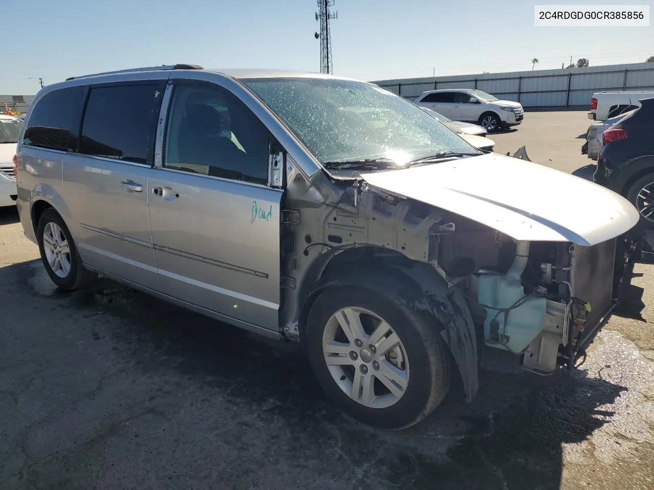 2012 Dodge Grand Caravan Crew VIN: 2C4RDGDG0CR385856 Lot: 56612404