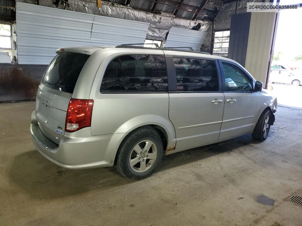 2012 Dodge Grand Caravan Sxt VIN: 2C4RDGCG0CR358688 Lot: 56959334